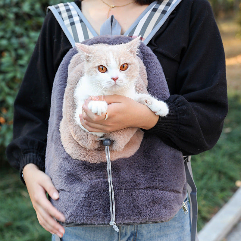 Discover the Plush Portable Chest Backpack